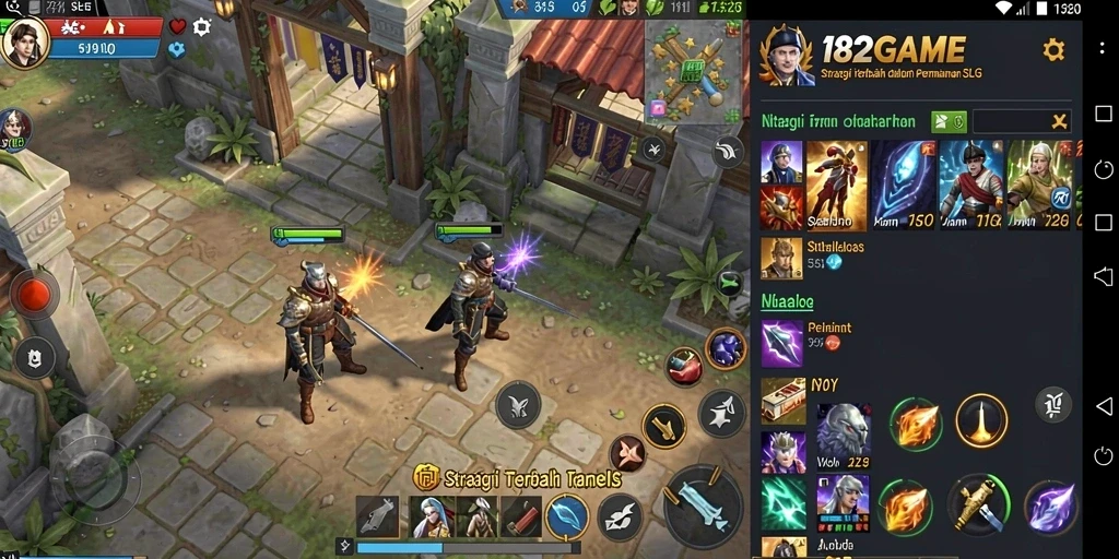 Tampilan menarik dari gameplay 182GAME yang penuh strategi.