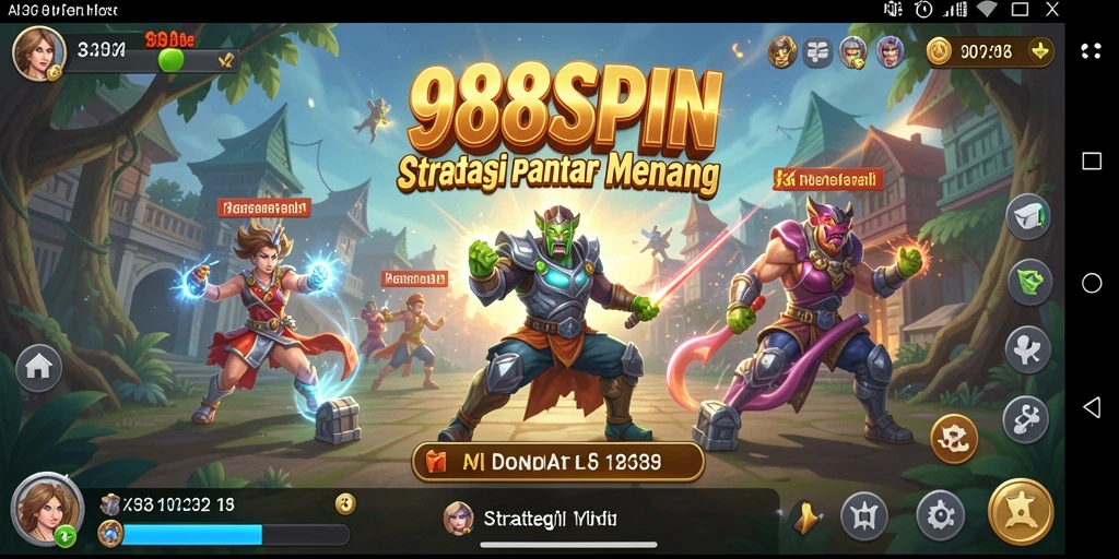 Tangkapan layar gameplay 988SPIN menampilkan strategi dalam aksi.
