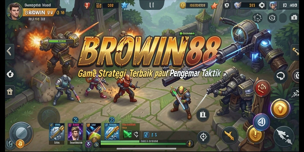 Tampilan gameplay BROWIN88 yang seru dan menantang.