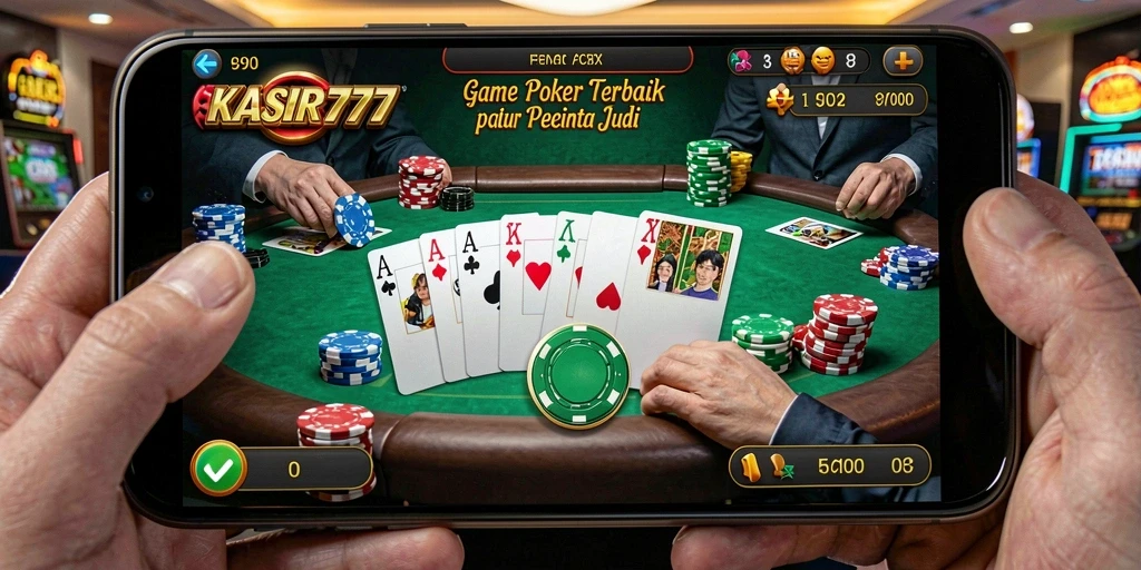 Tampilan gameplay KASIR777 yang seru dalam permainan Poker.