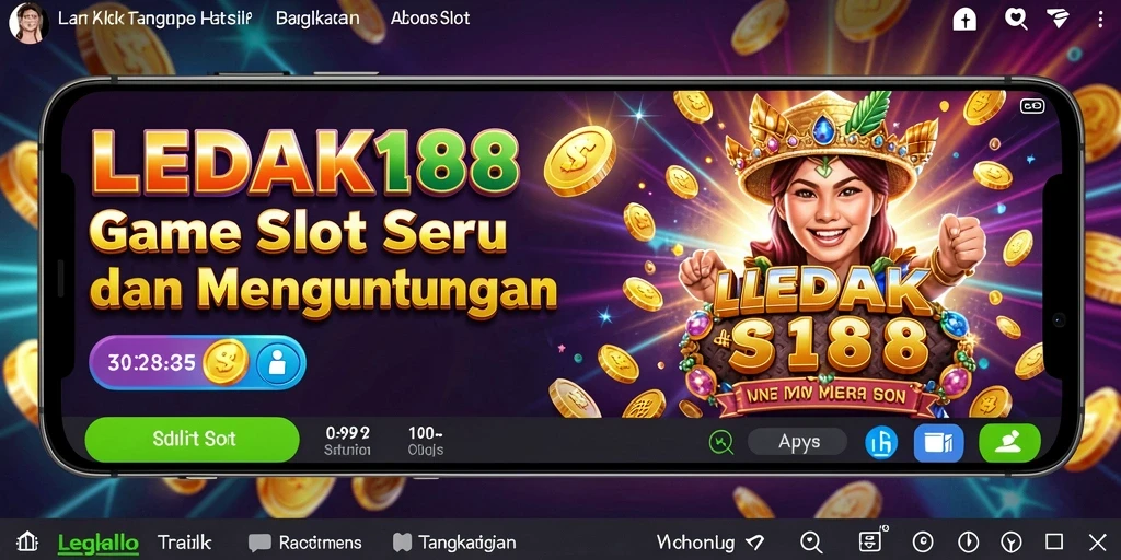 Tampilan menarik dari gameplay slot LEDAK188 yang seru.