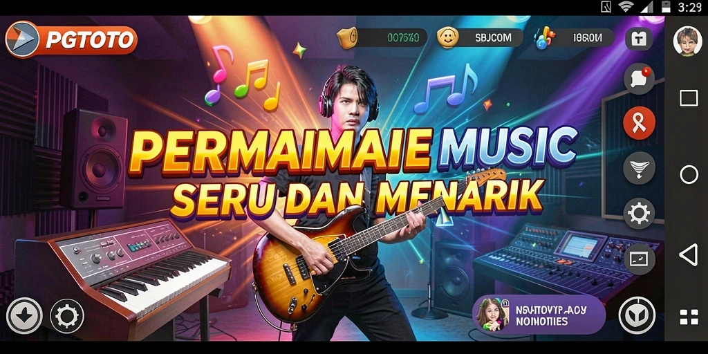 Tampilan gameplay PGTOTO yang penuh warna dan interaktif.