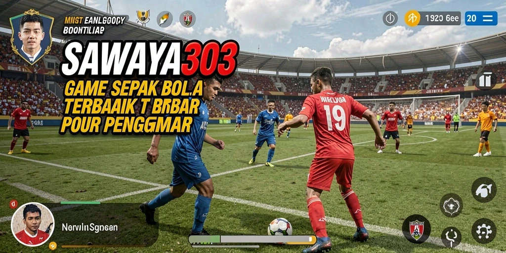 Screenshot SAVAYA303 menunjukkan aksi seru di lapangan sepak bola.