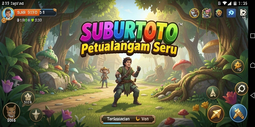 Gameplay petualangan SUBURTOTO yang penuh aksi dan tantangan.