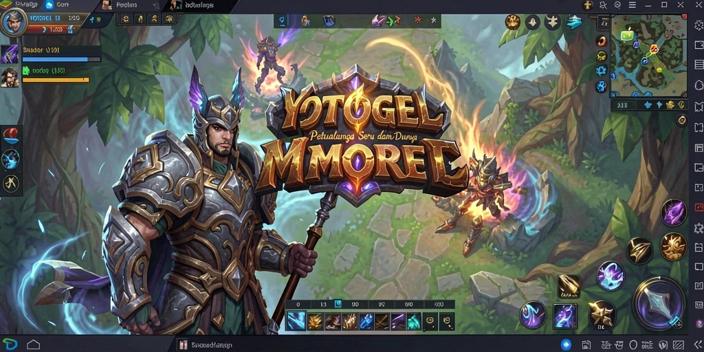 Screenshot gameplay YOTOGEL yang menampilkan petualangan mendebarkan di dunia MMORPG.